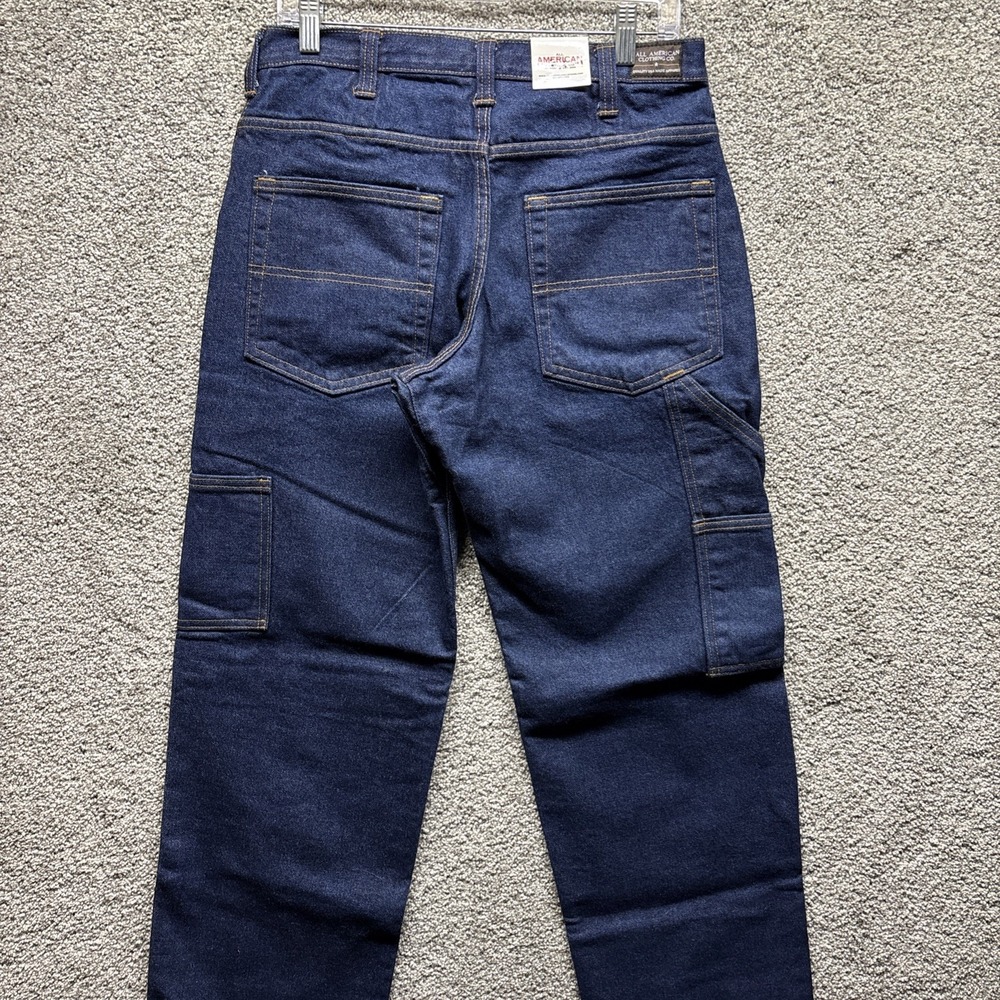 All American Clothing Jeans Mens 30x32 Carpenter Workwear Denim USA Made NWT NEW